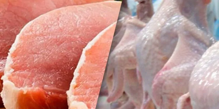 Custos de produção apresentam alta de 10% para criadores de frango e porco 1 carne de frando e carne de porco