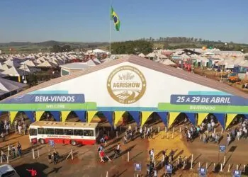 Entrada principal da Agrishow 2022