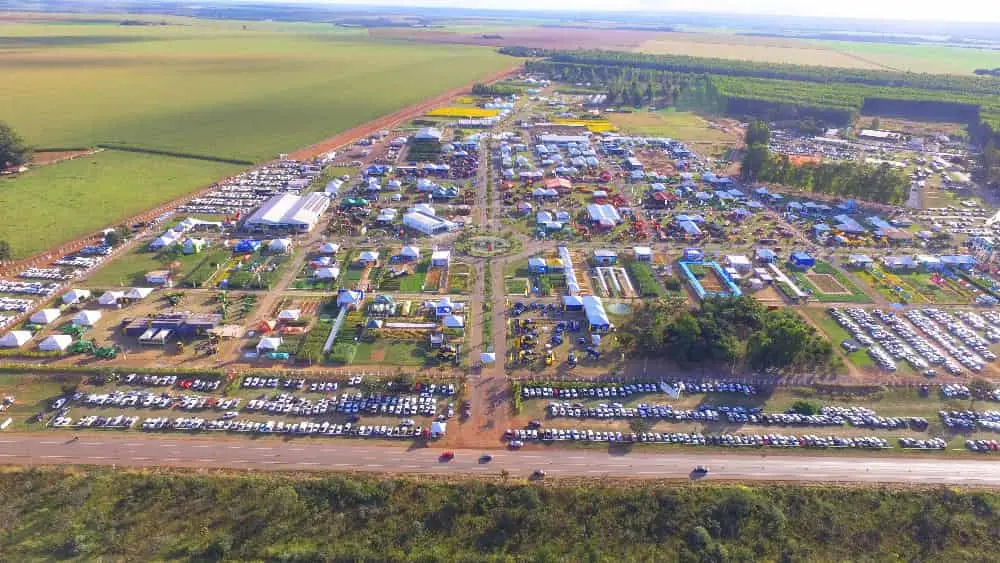 Vista aérea da AgroBrasília