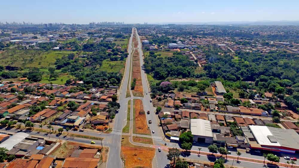 Vista aérea de Aparecida de Goiânia