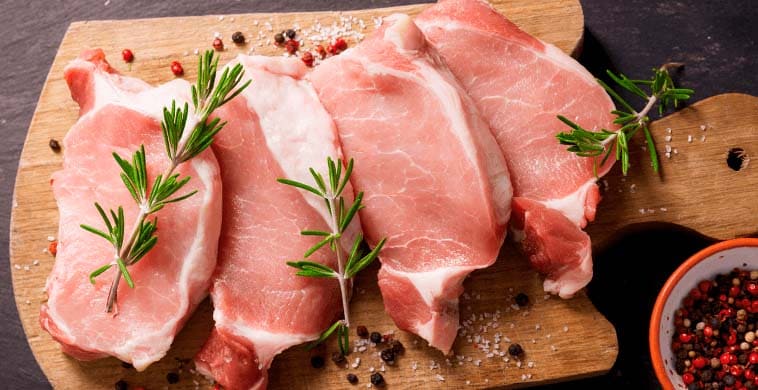 carne suína in natura