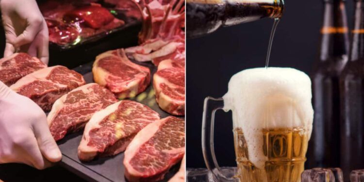 alimentos e bebidas