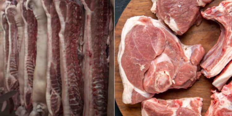 exportação de carne suína