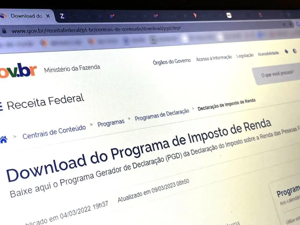 Declaração do Imposto de Renda
