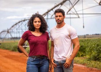 Barbara Reis e Cauã Raymond interpretam par romântico na trama rural de Walcyr Carrasco.