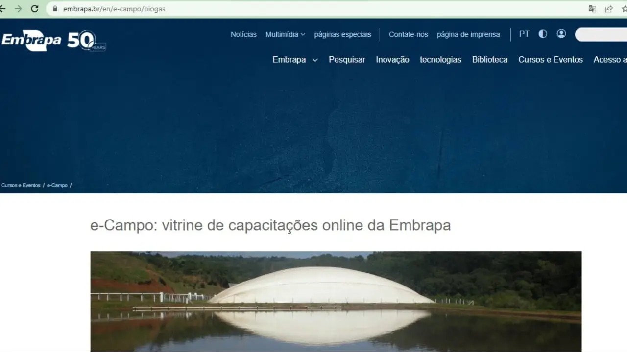 Capacitação é online e oferecida na plataforma e-Campo da Embrapa. 