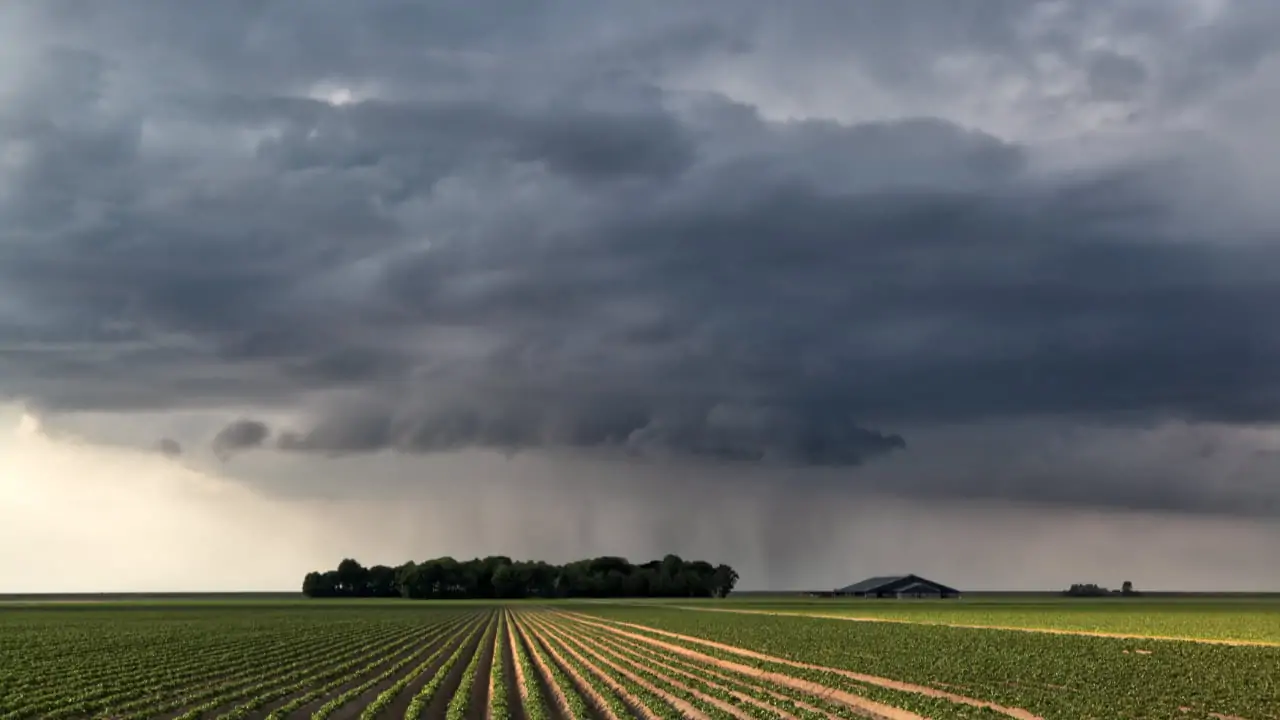 Chuva deve avançar pela região Sul do país.