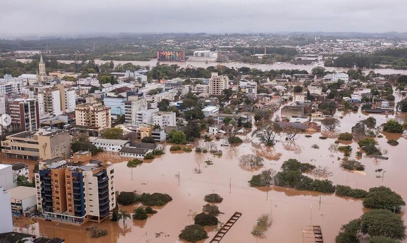 Enchente no Rio Grande do Sul 