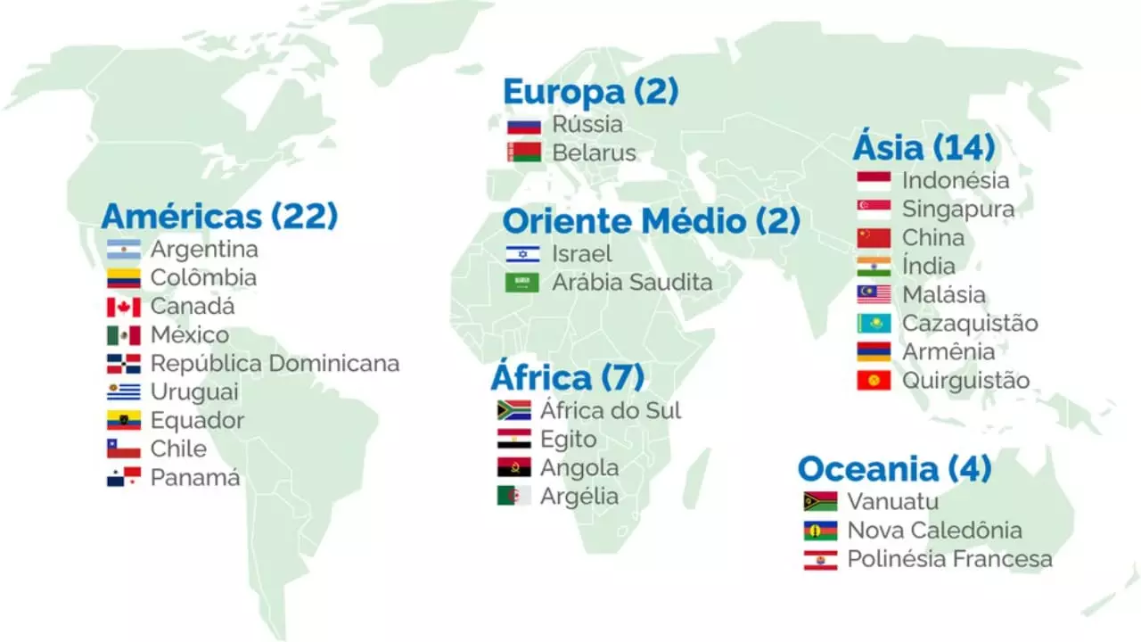 Com 51 novos mercados abertos, Brasil diversifica exportações do agro para o mundo. 