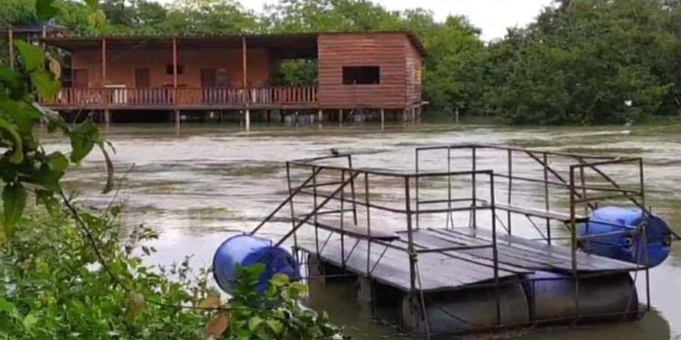 Fortes chuvas elevam nível do Rio Tocantins e deixa moradores ilhados