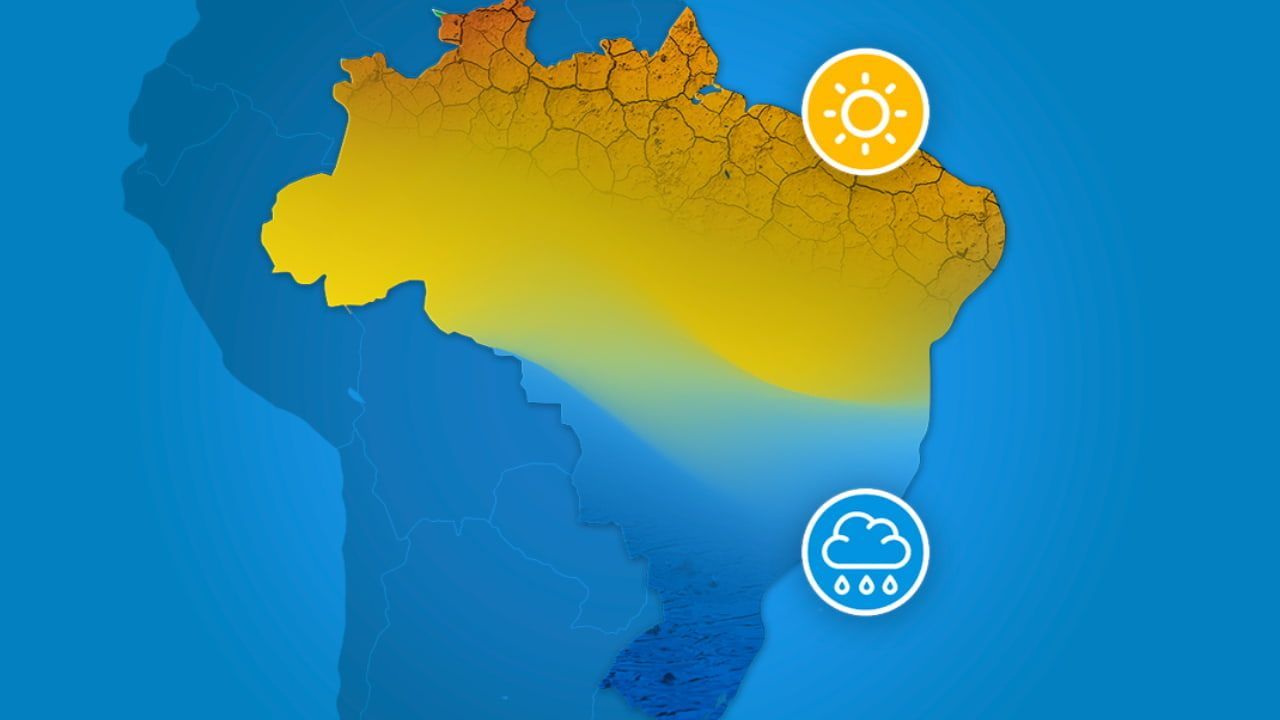 Probabilidade entre 80 e 90% de que El Niño permaneça até maio de 2024. 