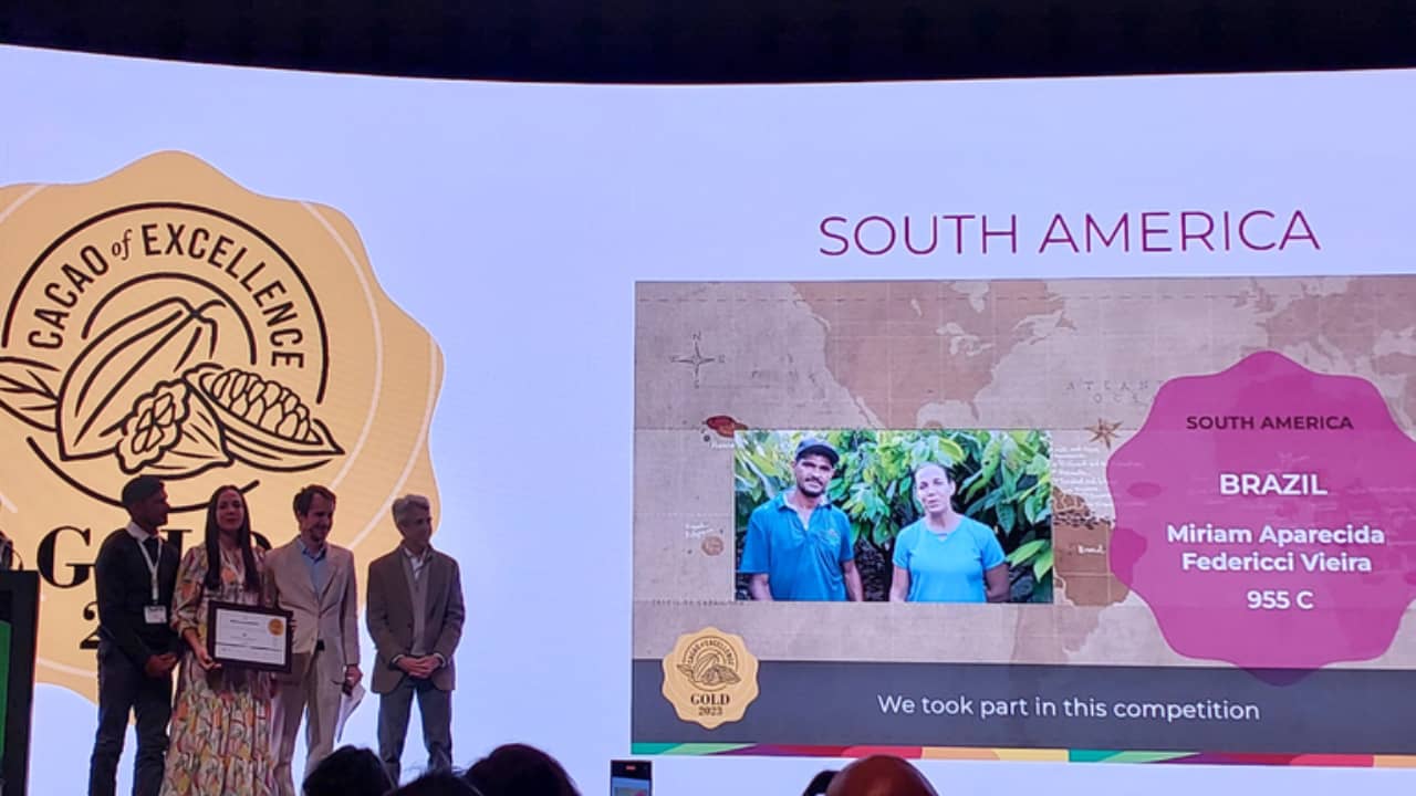 O cacau brasileiro é premiado no Cocoa of Excellence Awards.