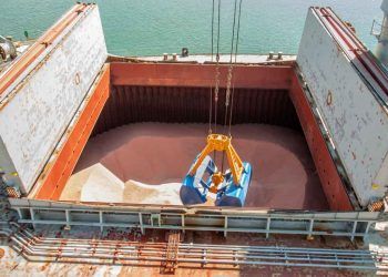 Portos brasileiros desembarcaram 45,82 milhões de toneladas no ano passado.