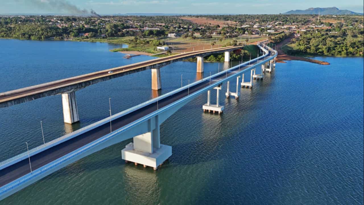 Nova ponte sobre o rio Tocantins, irá conectar importantes vias rodoviárias