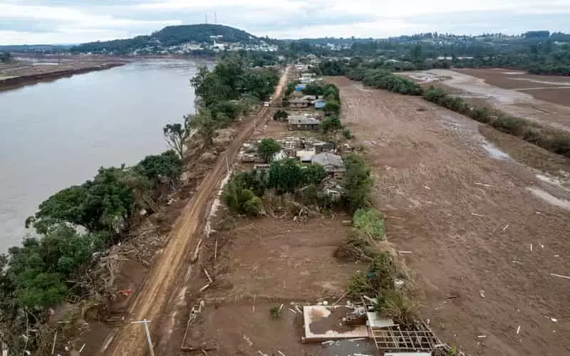 Mais de 206 mil propriedades rurais foram afetas pelas enchentes no RS