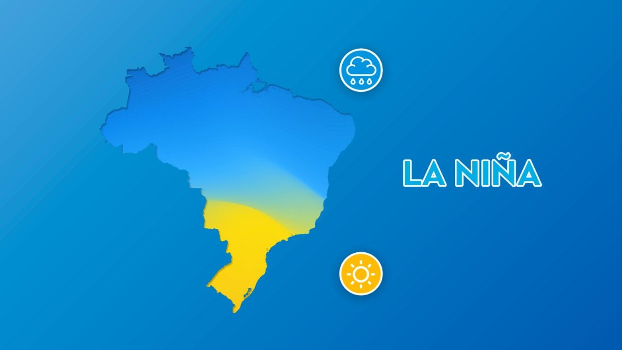 Há previsão de possibilidade de entrada do fenômeno La Niña. 