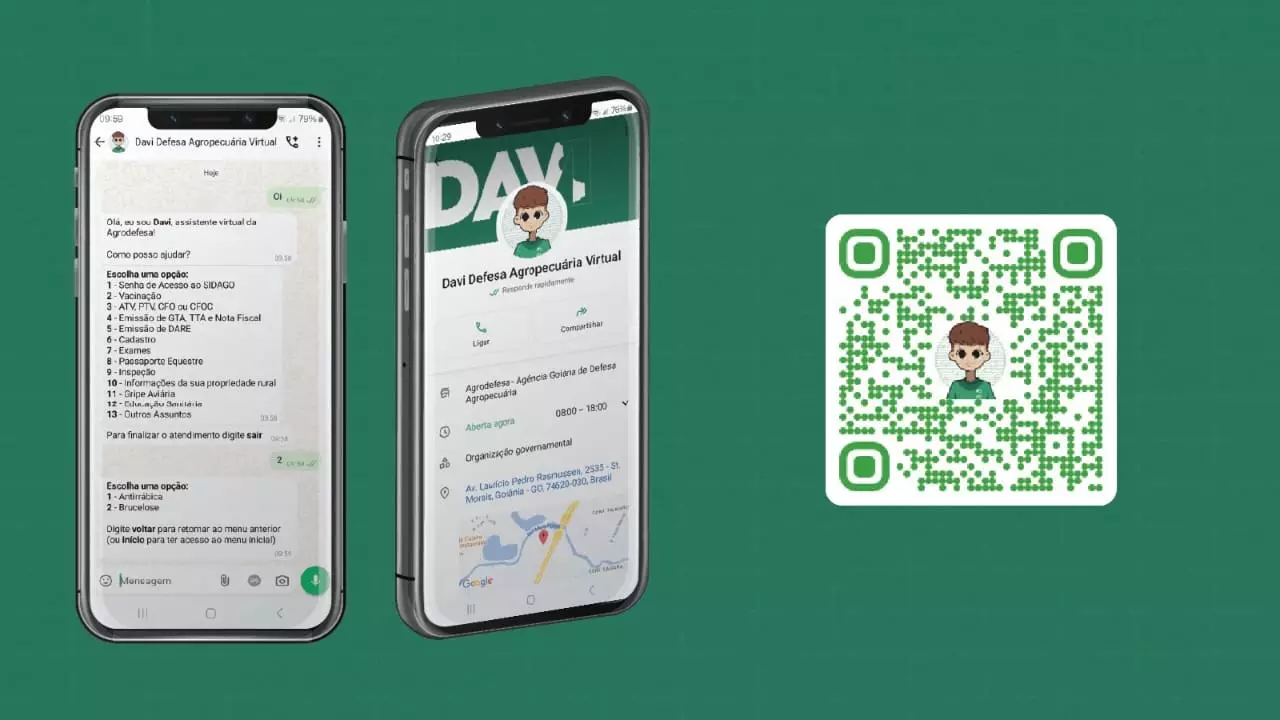 Davi é a sigla de “Defesa Agropecuária Virtual".