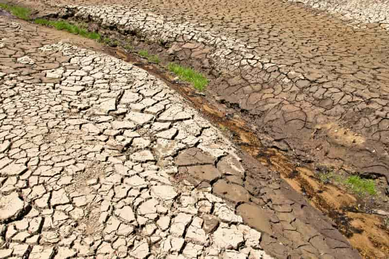 Seca em rios