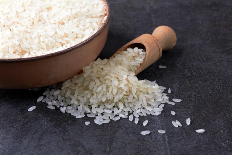 Produção de arroz