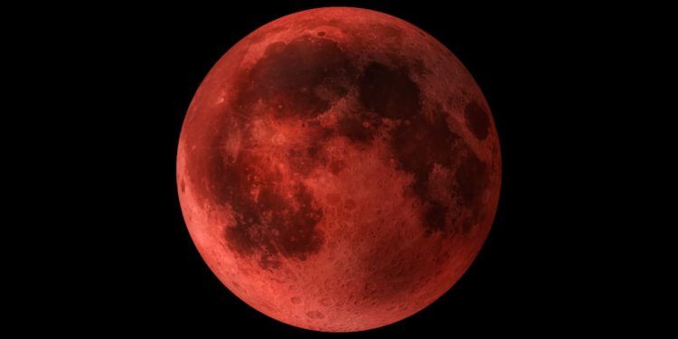 Lua de sangue retorna em março de 2025 com eclipse lunar totalmente visível no Brasil