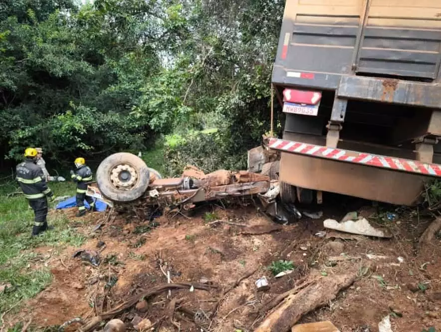Acidente com caminhão carregado de gado deixa três pessoas mortas em Goiás 3 Caminhão de gado envolve em acidente