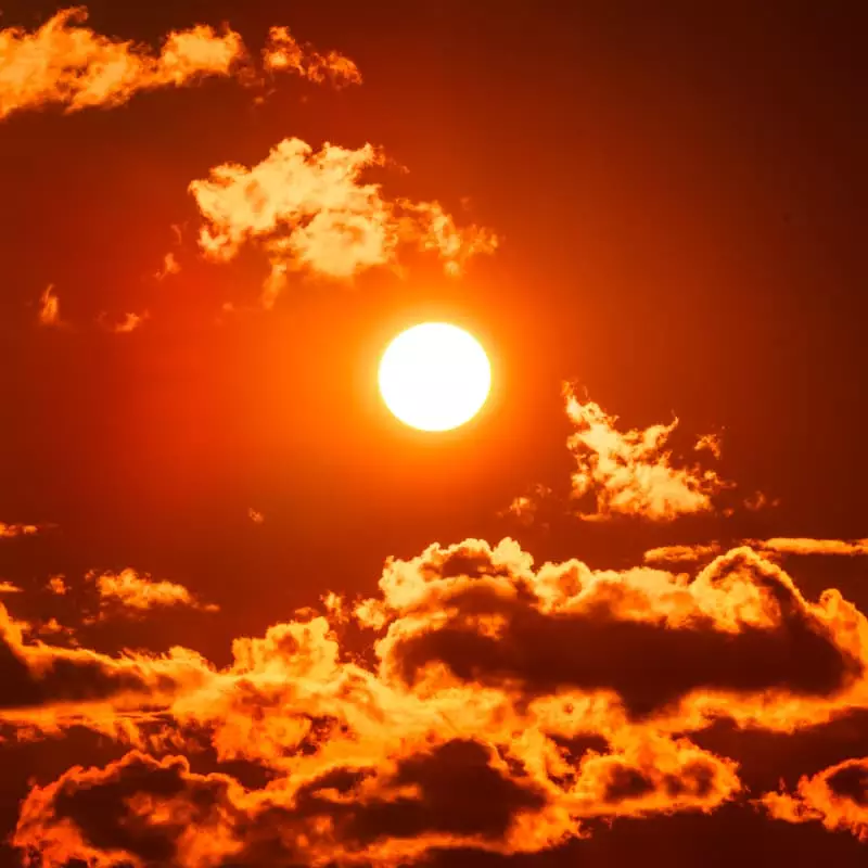 Aumento das temperaturas