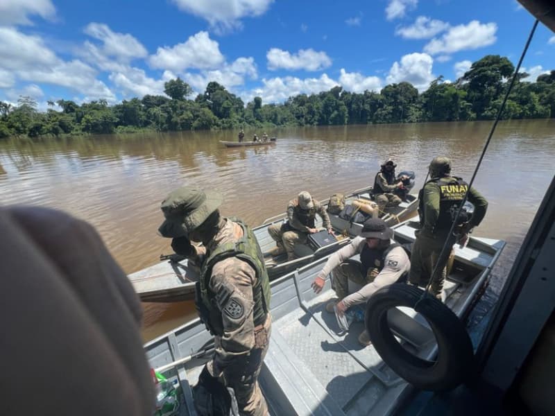 Operação combate garimpo ilegal e protege indígenas isolados no Vale do Javari 3 Vale do Javari
