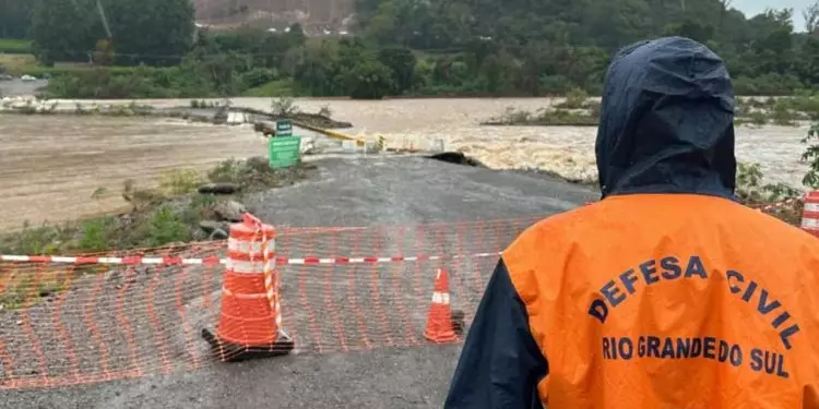 Rio Grande do Sul tem 126 municípios afetados pelas fortes chuvas 1 Rio Grande do Sul tem 126 municípios afetados pelas fortes chuvas