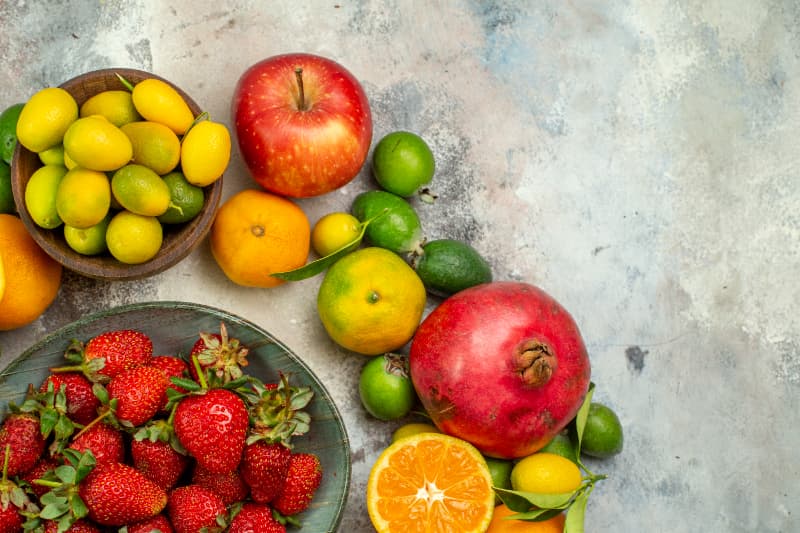 Preço das frutas