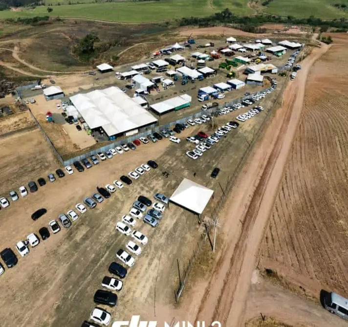 Vista aérea da Agrocaipirashow