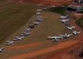 Mais de 20 aeronaves marcam abertura do plantio de soja em Goiás; veja vídeo