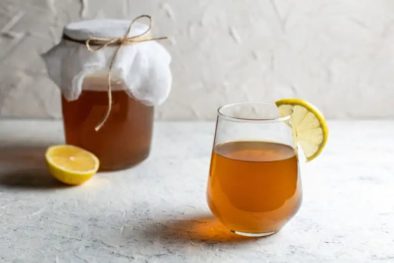Produção de kombucha