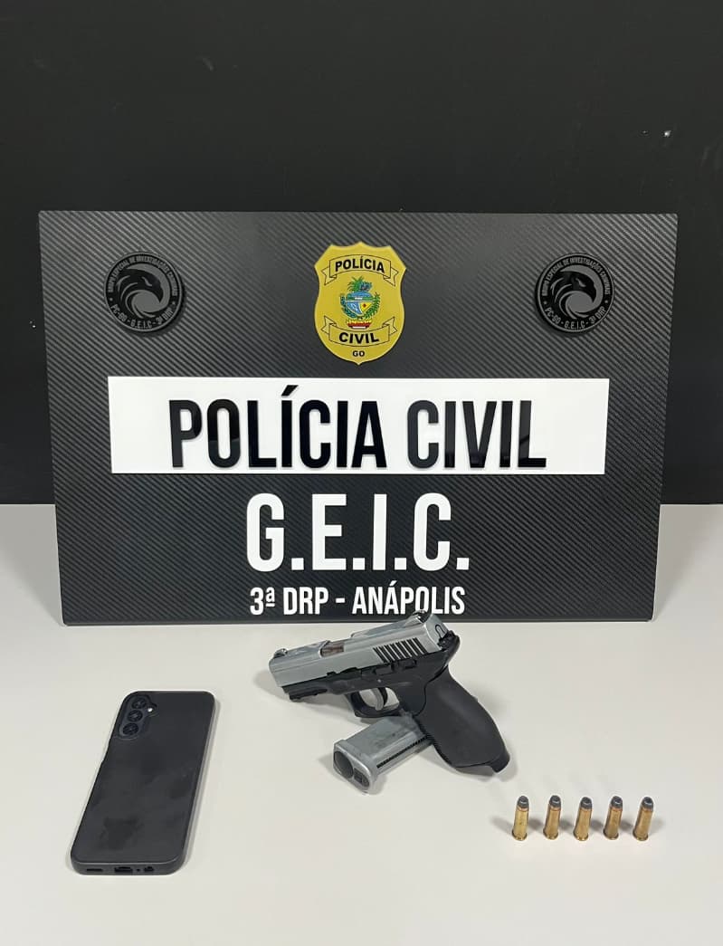 Homem é preso em flagrante após roubo em fazenda de Anápolis 2 Roubo em fazenda