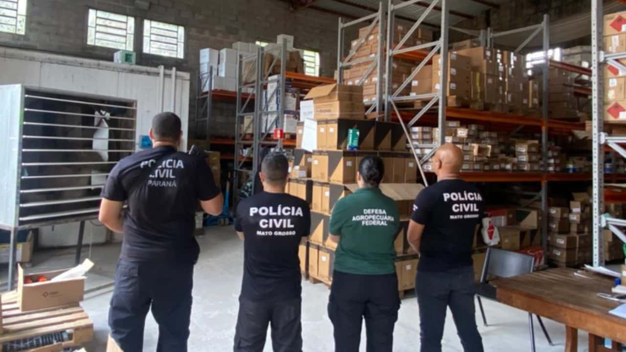 Operação desarticula esquema de desvio de cetamina veterinária para o mercado ilegal