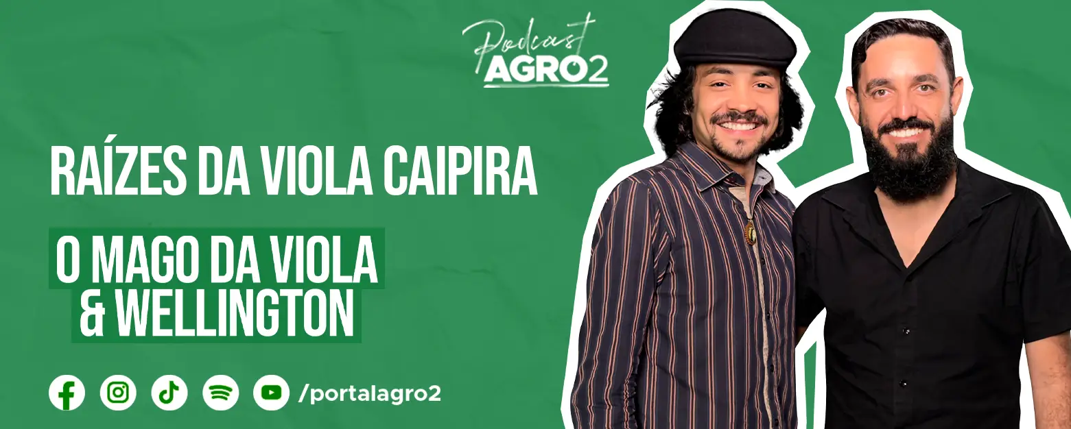 Podcast com O Mago da Viola e Wellington Pavas