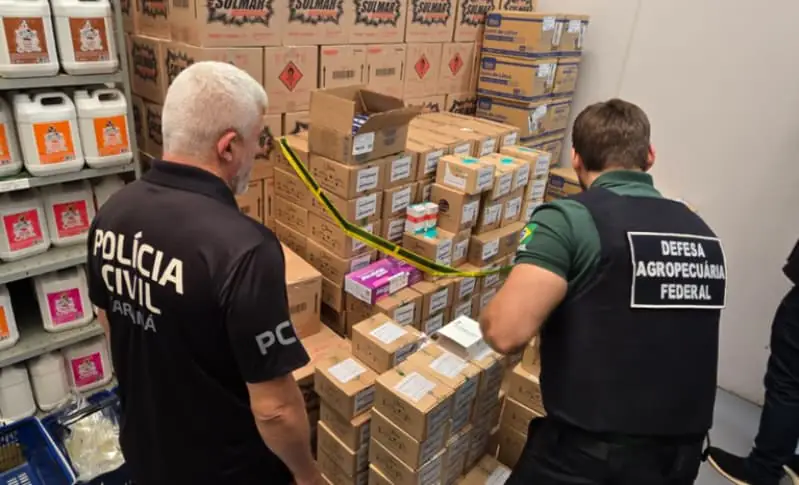 Uso de medicamentos veterinários para drogas