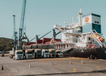 Primeiro carregamento de DDG parte do Brasil rumo a China