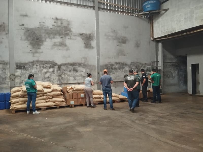 Apreensão de defensivos