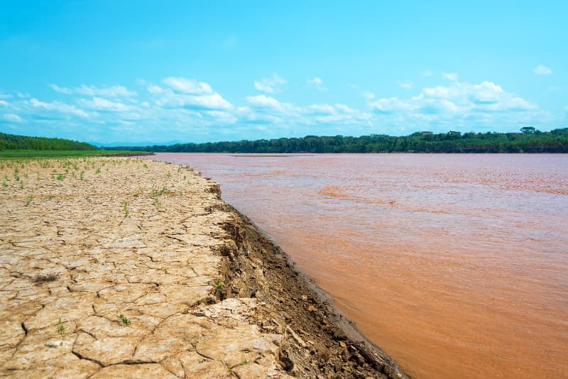 Redução das chuvas na Amazônia
